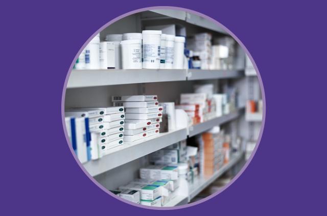 banner with image of medicines